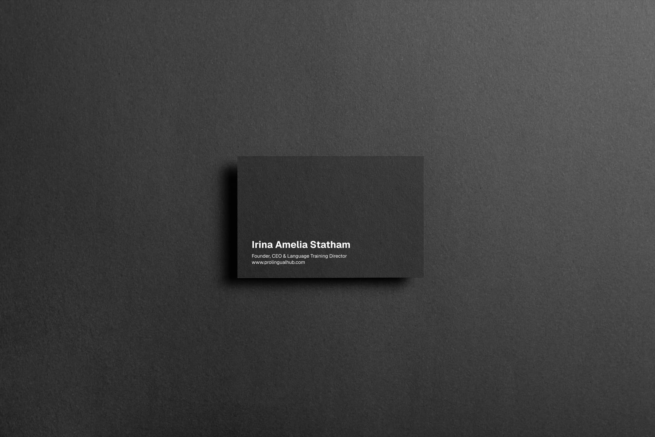 ProLingual Hub business cards